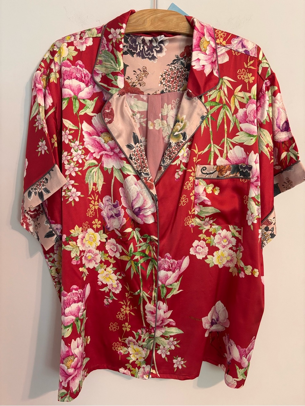 Johnny Was NWT Nailah Silk blend Pajama 3pc Set - Picture 6 of 16